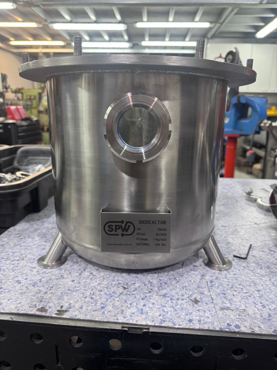 Biorreactor SPW terminado