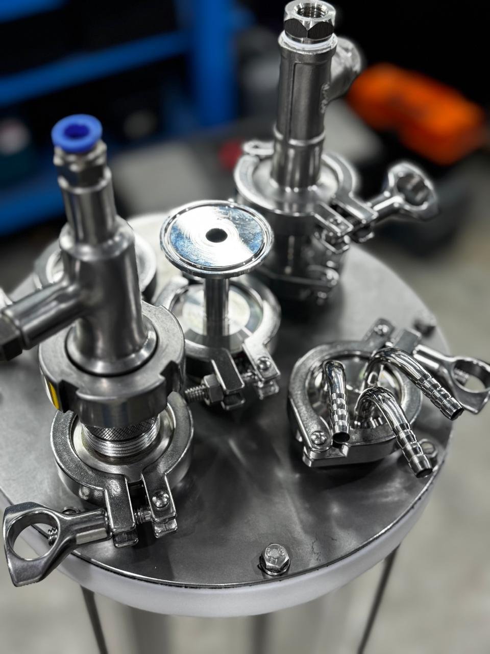 Tapa adaptada a medida para reactor